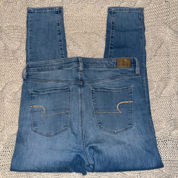 American Eagle denim jeans 12 short - Picture 2 of 4